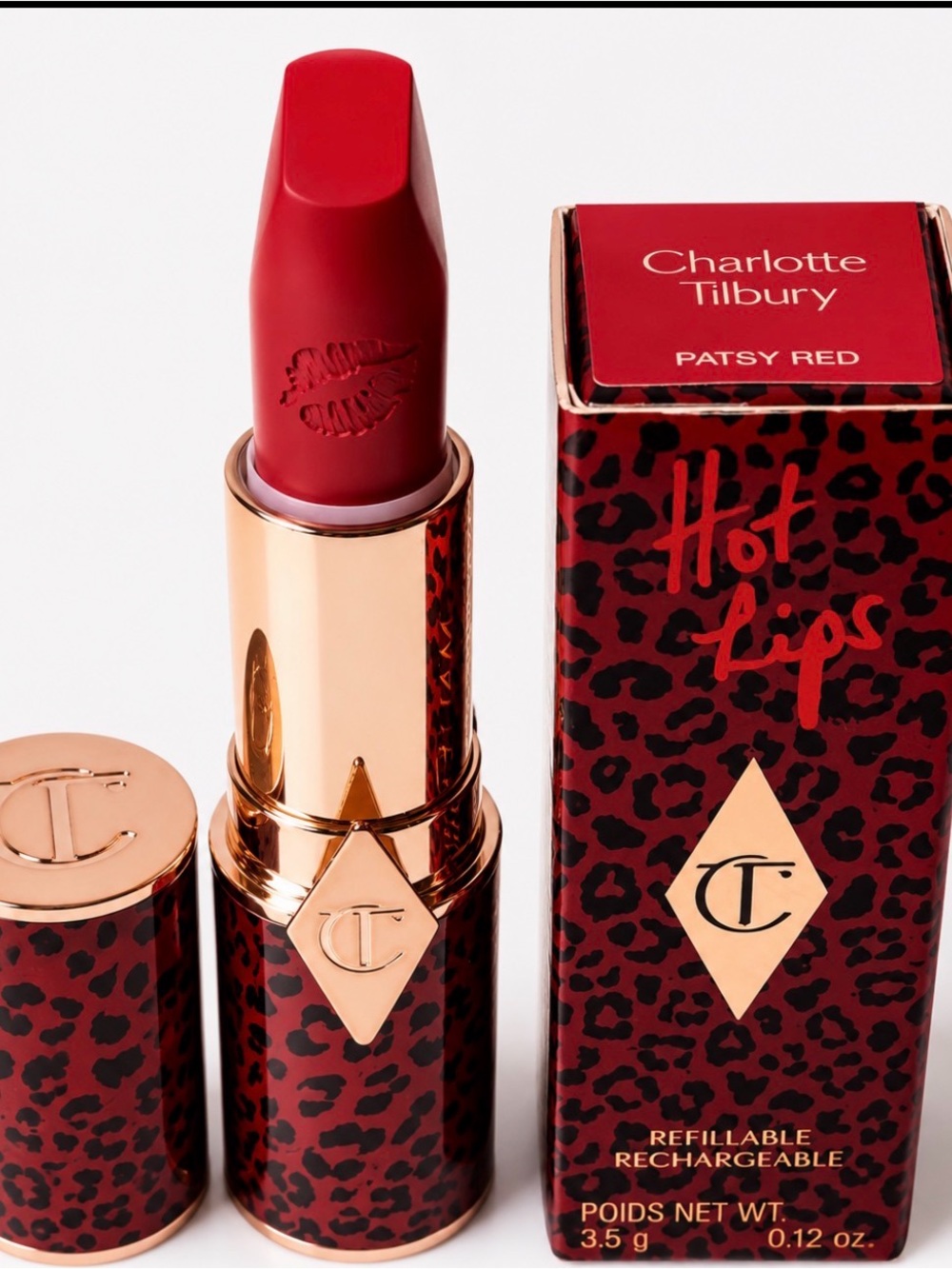 Charlotte Tilbury Hot Lips Lipstick - Patsy Red